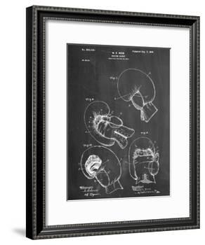 Boxing Glove Patent 1898-null-Framed Art Print