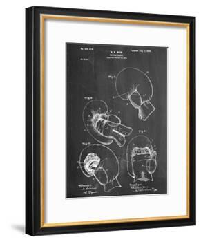 Boxing Glove Patent 1898-null-Framed Art Print
