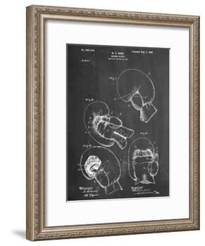 Boxing Glove Patent 1898-null-Framed Art Print