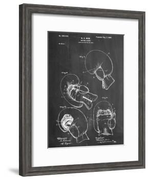 Boxing Glove Patent 1898-null-Framed Art Print