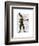 Boxing Hare-Fab Funky-Framed Art Print