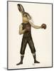 Boxing Hare-Fab Funky-Mounted Art Print