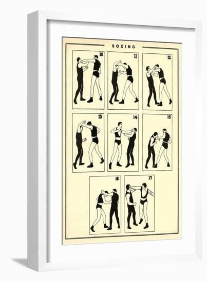 Boxing Techniques-null-Framed Art Print