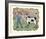 Boy and Cow-Barbara Olsen-Framed Giclee Print