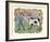 Boy and Cow-Barbara Olsen-Framed Giclee Print