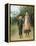 Boy and Girl on a Village Street, Ca 1897-Max Liebermann-Framed Premier Image Canvas