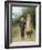 Boy and Girl on a Village Street, Ca 1897-Max Liebermann-Framed Giclee Print