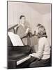 Boy and Girl Playing Instruments-Philip Gendreau-Mounted Photographic Print