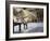 Boy and His Dog Fishing Off Dock-Nora Hernandez-Framed Giclee Print