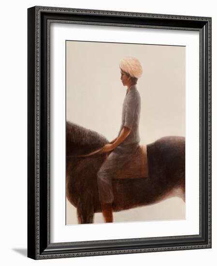 Boy and Horse-Lincoln Seligman-Framed Giclee Print