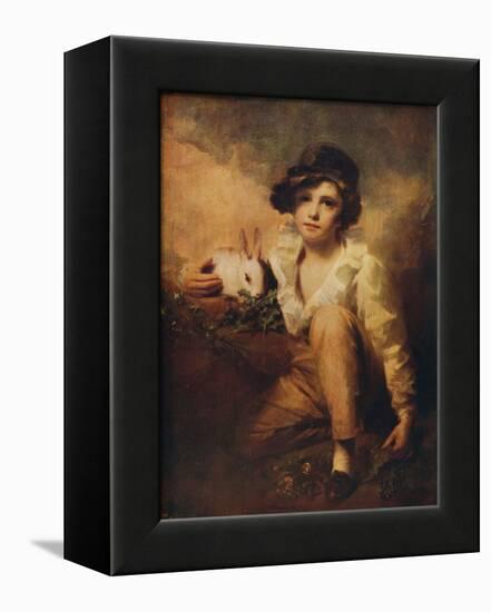 'Boy and Rabbit', 1814, (c1915)-Henry Raeburn-Framed Premier Image Canvas