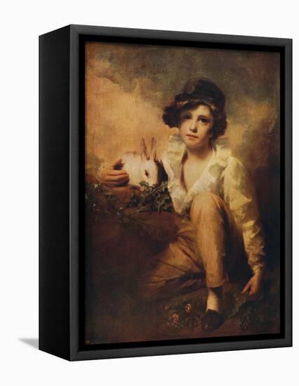 'Boy and Rabbit', 1814, (c1915)-Henry Raeburn-Framed Premier Image Canvas