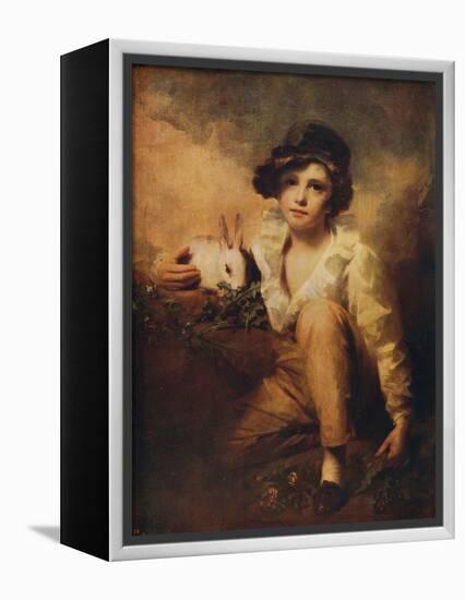 'Boy and Rabbit', 1814, (c1915)-Henry Raeburn-Framed Premier Image Canvas