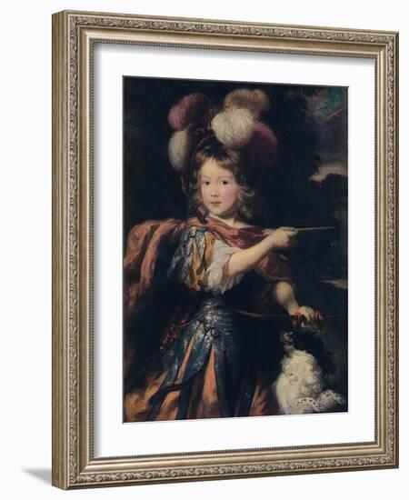 'Boy as Archer', 17th century, (1910)-Nicolaes Maes-Framed Giclee Print