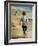 Boy at the Beach-Sydney Edmunds-Framed Giclee Print