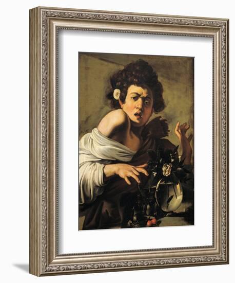 Boy Bitten by a Lizard-Caravaggio-Framed Giclee Print