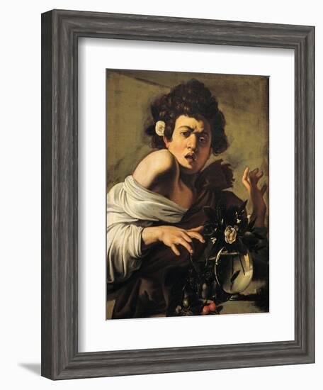 Boy Bitten by a Lizard-Caravaggio-Framed Giclee Print