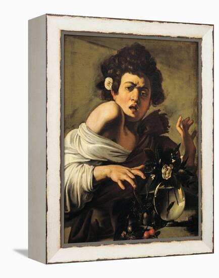 Boy Bitten by a Lizard-Caravaggio-Framed Premier Image Canvas