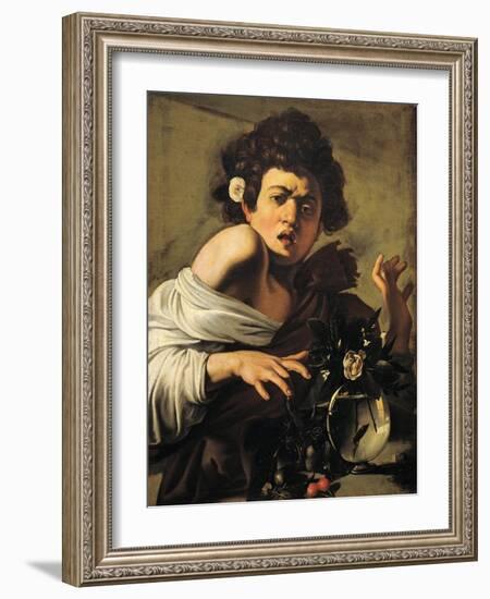 Boy Bitten by a Lizard-Caravaggio-Framed Giclee Print