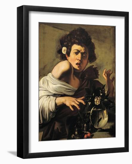 Boy Bitten by a Lizard-Caravaggio-Framed Giclee Print