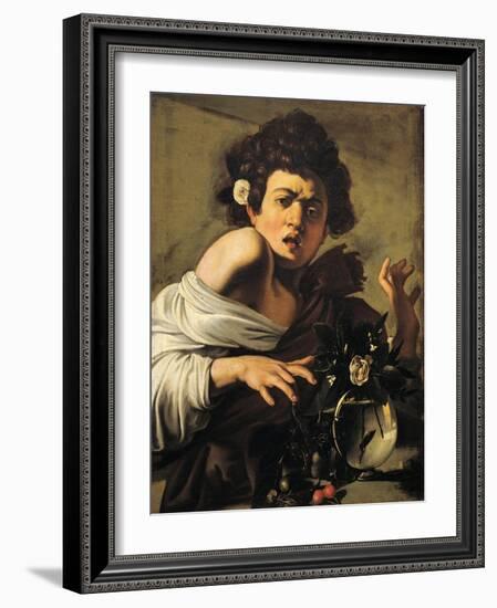 Boy Bitten by a Lizard-Caravaggio-Framed Giclee Print