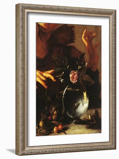 Boy Bitten by Lizard-Caravaggio-Framed Giclee Print