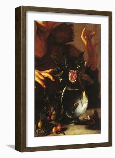 Boy Bitten by Lizard-Caravaggio-Framed Giclee Print