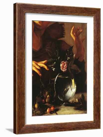 Boy Bitten by Lizard-Caravaggio-Framed Giclee Print