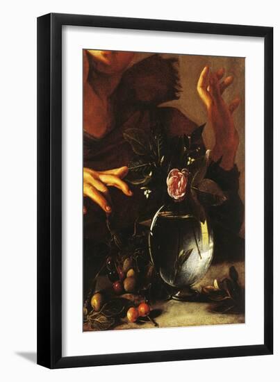 Boy Bitten by Lizard-Caravaggio-Framed Giclee Print