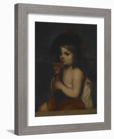 Boy Blowing Bubbles-Bartolome Esteban Murillo-Framed Giclee Print