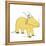 Boy Dinosaur Ride-Designs Sweet Melody-Framed Stretched Canvas