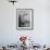 Boy Diving from Top of Building on Wharf, Poised in Air over River-null-Framed Photographic Print displayed on a wall