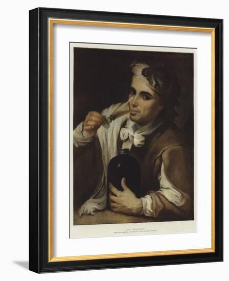 Boy Drinking-Bartolome Esteban Murillo-Framed Giclee Print