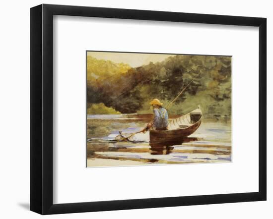 Boy Fishing, 1892-Winslow Homer-Framed Art Print