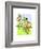 Boy-Frog-Girl-Nate Owens-Framed Giclee Print