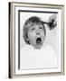 Boy having a haircut, 1988-Tony Boxall-Framed Photographic Print