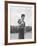 Boy Holding a Baseball Bat-Bettmann-Framed Photographic Print