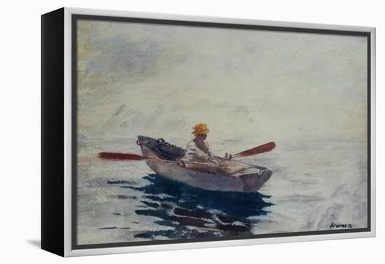 Boy in a Boat-Winslow Homer-Framed Premier Image Canvas