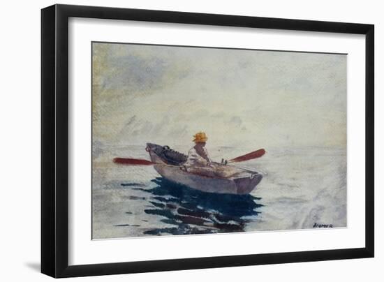 Boy in a Boat-Winslow Homer-Framed Giclee Print