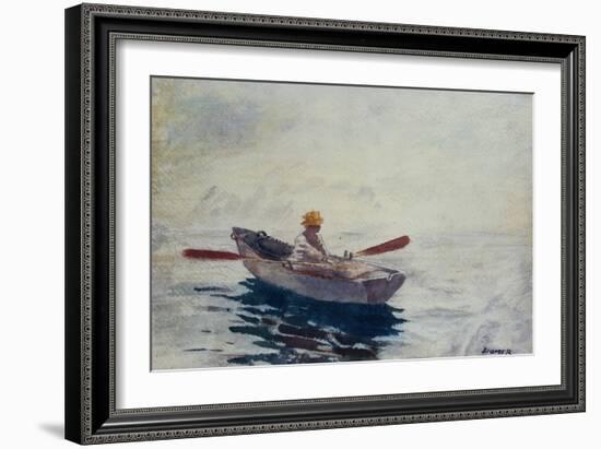 Boy in a Boat-Winslow Homer-Framed Giclee Print