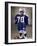 Boy in an Oversized Football Uniform Wearing a Helmet-null-Framed Photographic Print