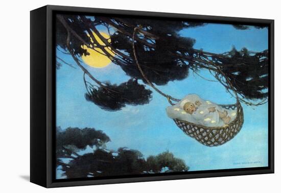 Boy in Hassoc Tree-Jesse Willcox Smith-Framed Stretched Canvas