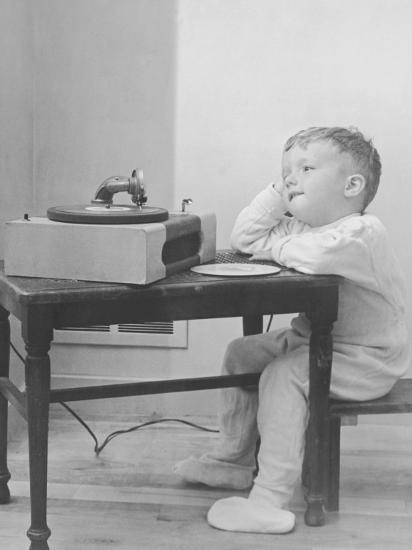 Image result for listening to record player