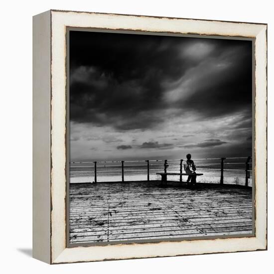 Boy Lost in Thought-Rory Garforth-Framed Premier Image Canvas