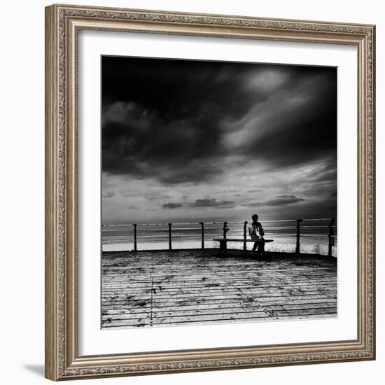 Boy Lost in Thought-Rory Garforth-Framed Photographic Print