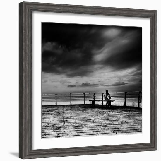 Boy Lost in Thought-Rory Garforth-Framed Photographic Print