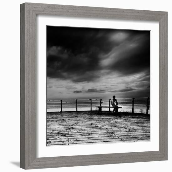 Boy Lost in Thought-Rory Garforth-Framed Photographic Print