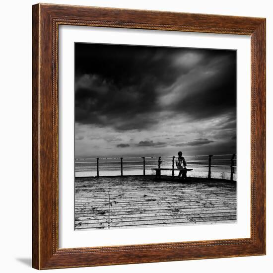 Boy Lost in Thought-Rory Garforth-Framed Photographic Print