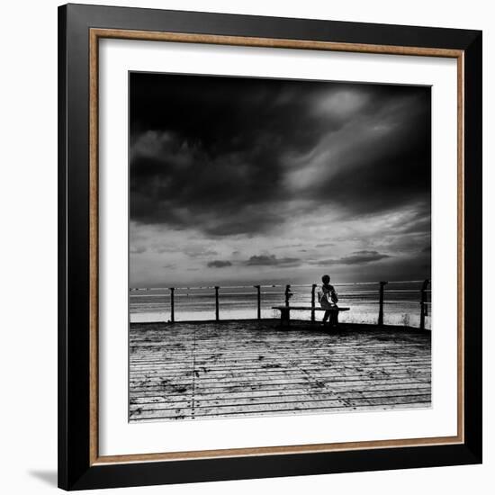 Boy Lost in Thought-Rory Garforth-Framed Photographic Print