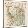 Boy Meets Mermaid-Walter Crane-Mounted Art Print